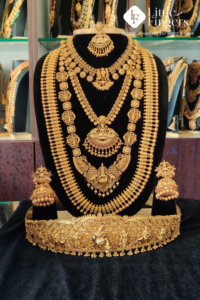 Antique Gold Bridal Set
