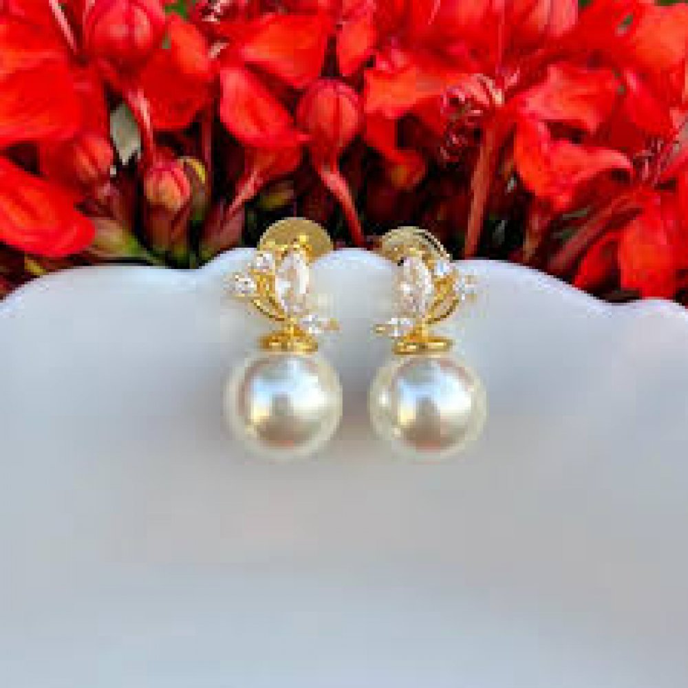 Pearl Stud Earrings
