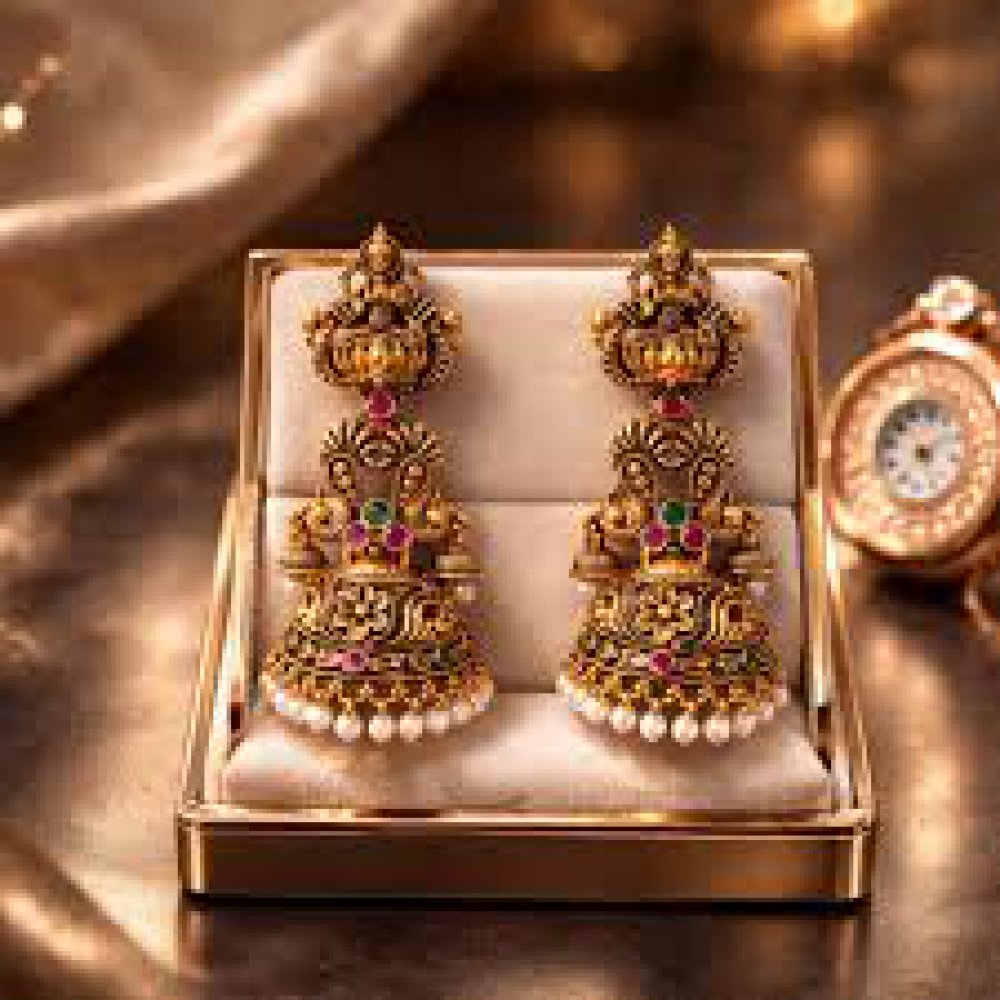 Temple Jhumka