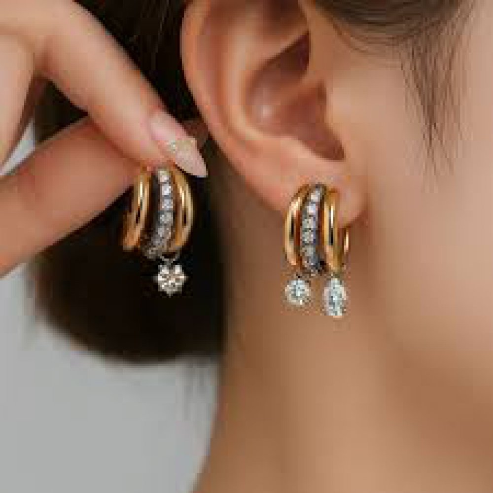 Gold Hoop Earrings