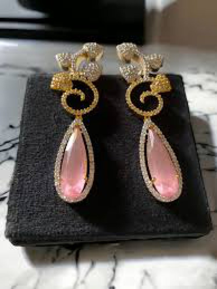 Stone Drop Earrings