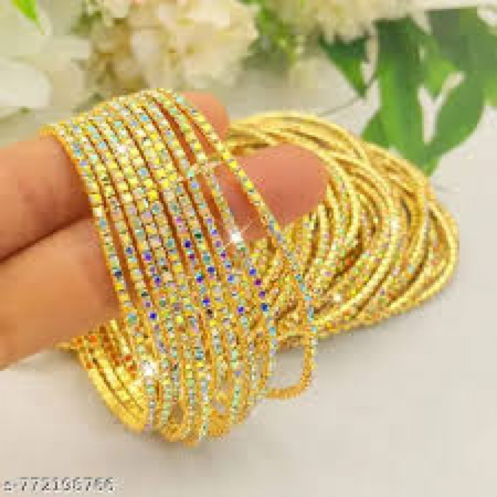 Thin Gold Bangles