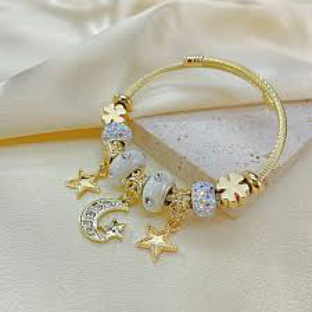 Gold Charm Bracelet