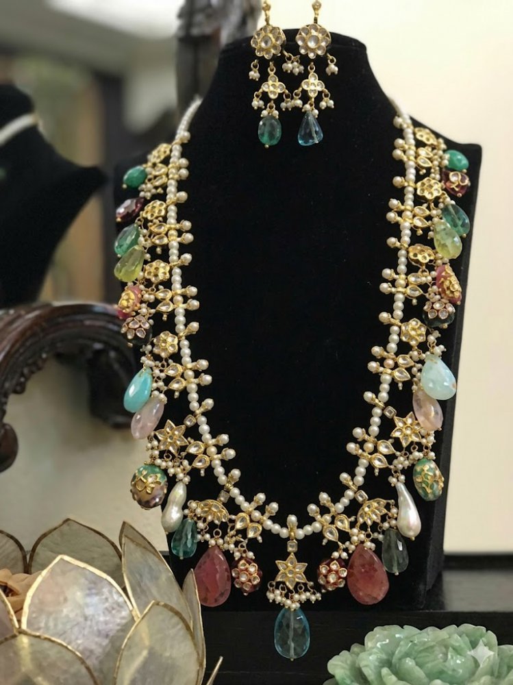 Stone Long Necklace