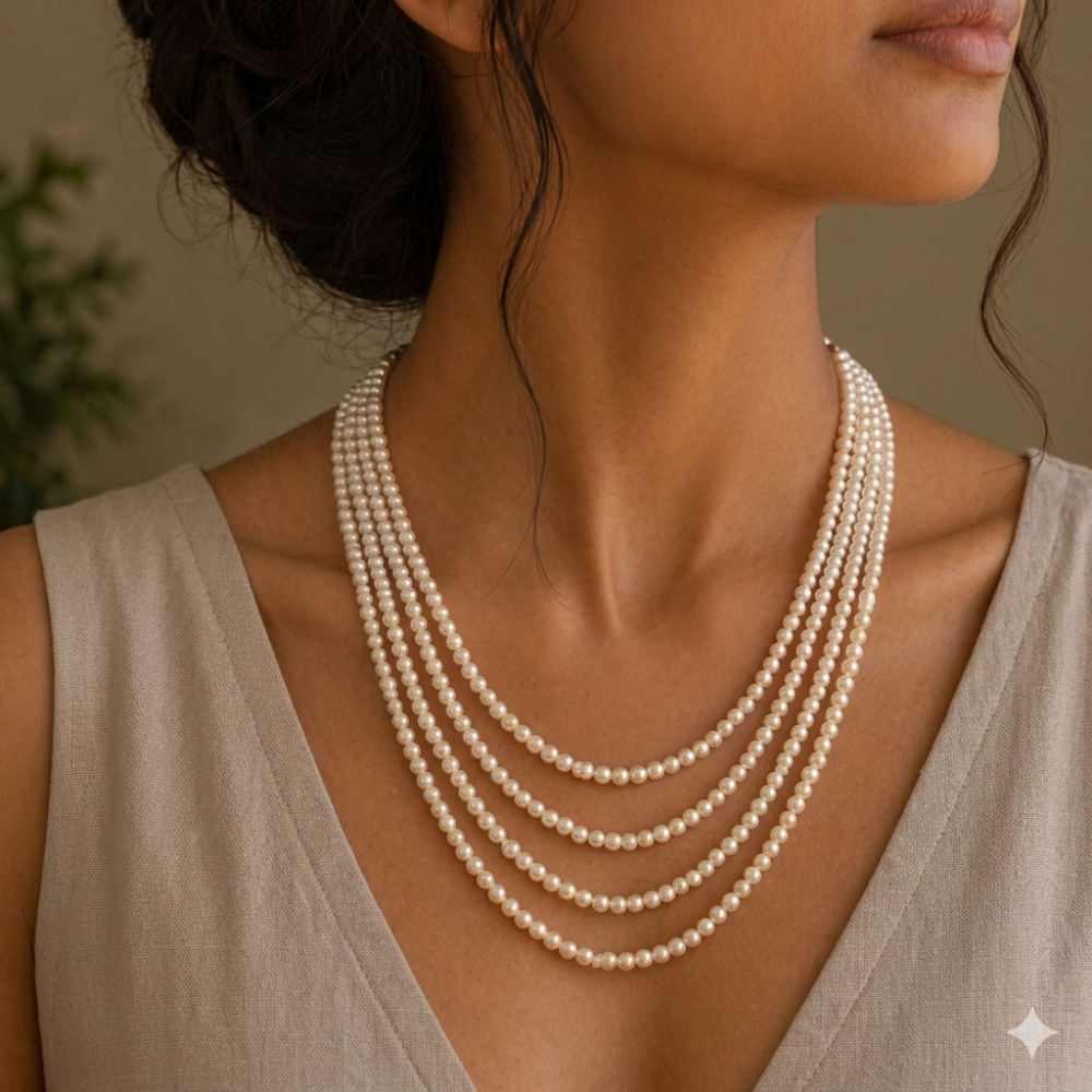 Pearl Layer Necklace